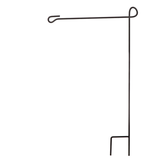 Mini Garden Flag Metal Pole - Black