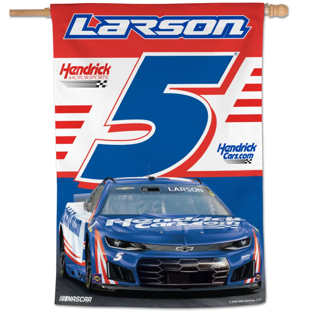 28"x40" Kyle Larson House Flag; Polyester