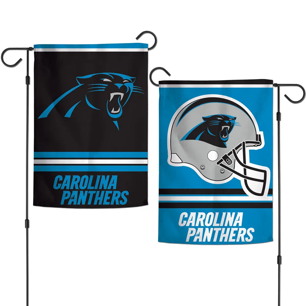 12.5"x18" Carolina Panthers 2-Sided Garden Flag; Polyester