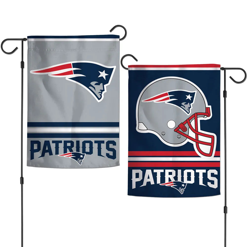12.5"x18" New England Patriots 2-Sided Garden Flag; Polyester