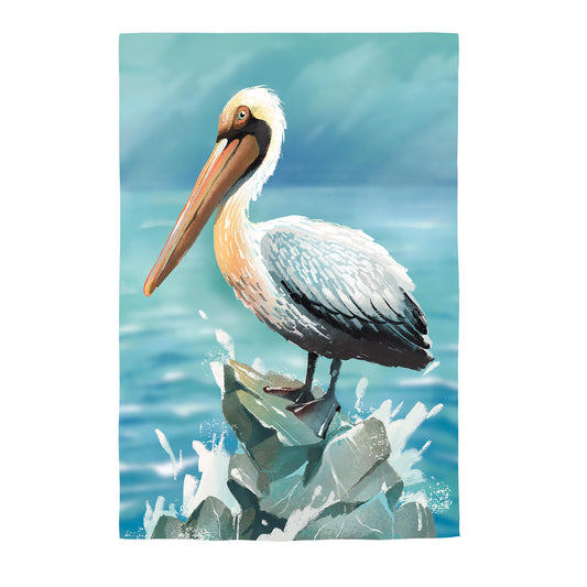 Summer Pelican House Flag