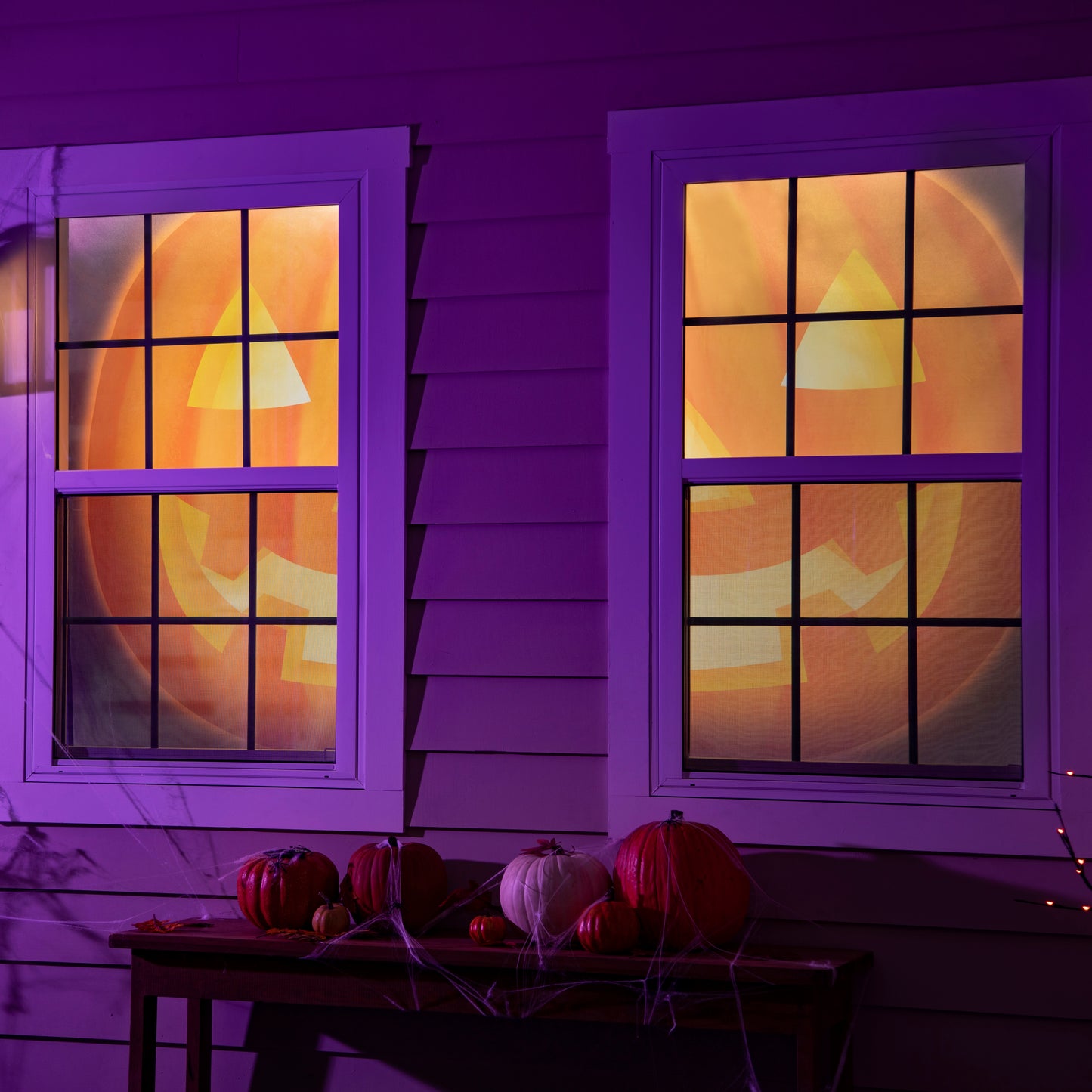 Jack O'Lantern Halloween Shade Scapes Window Decoration