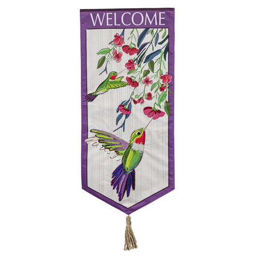 Hummingbird Friends Everlasting Impressions Garden Flag