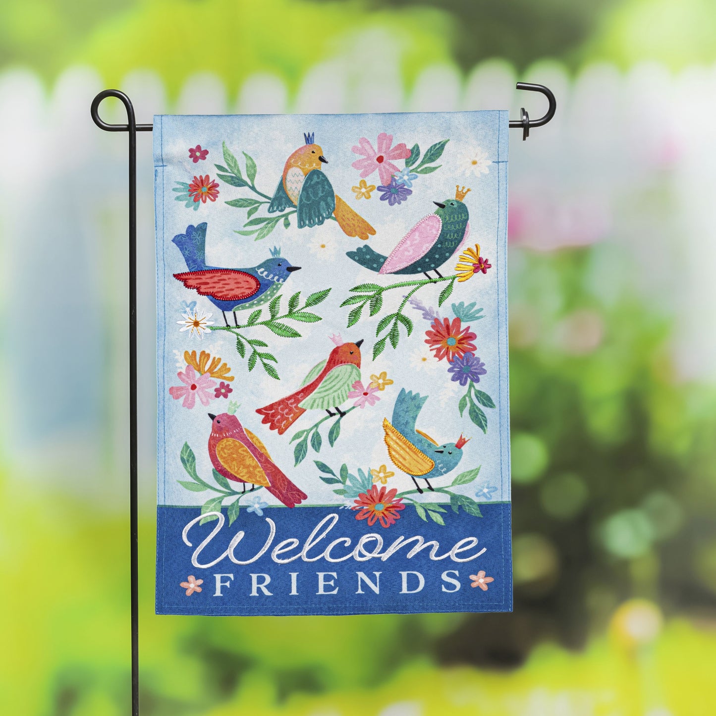 Bird Queens Garden Flag