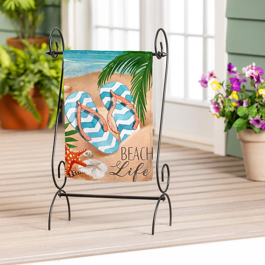 Flip Flop Life Garden Flag