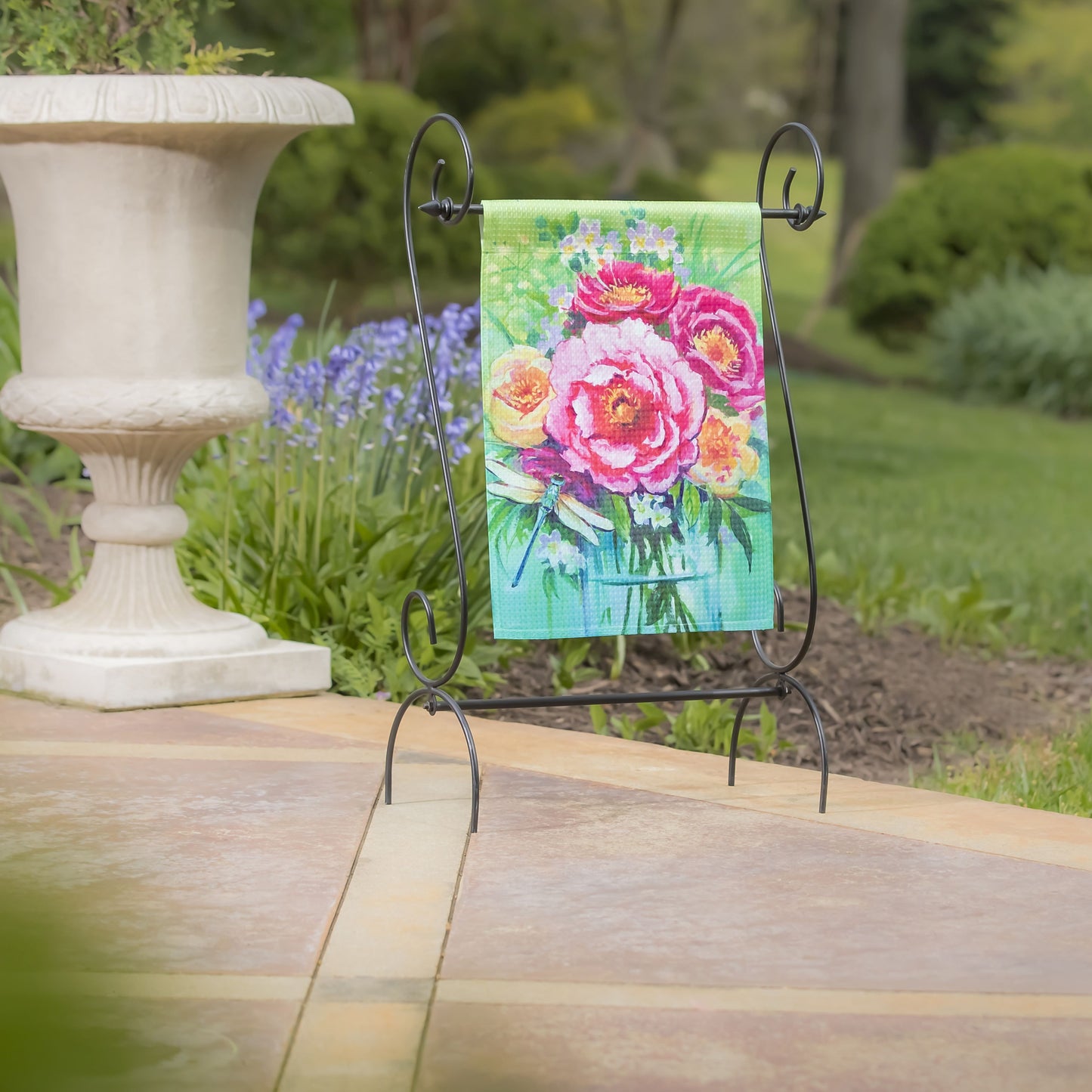 Mason Jar Bouquet Garden Flag
