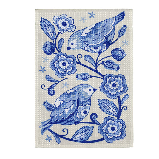 Chinoiserie Birds Garden Flag