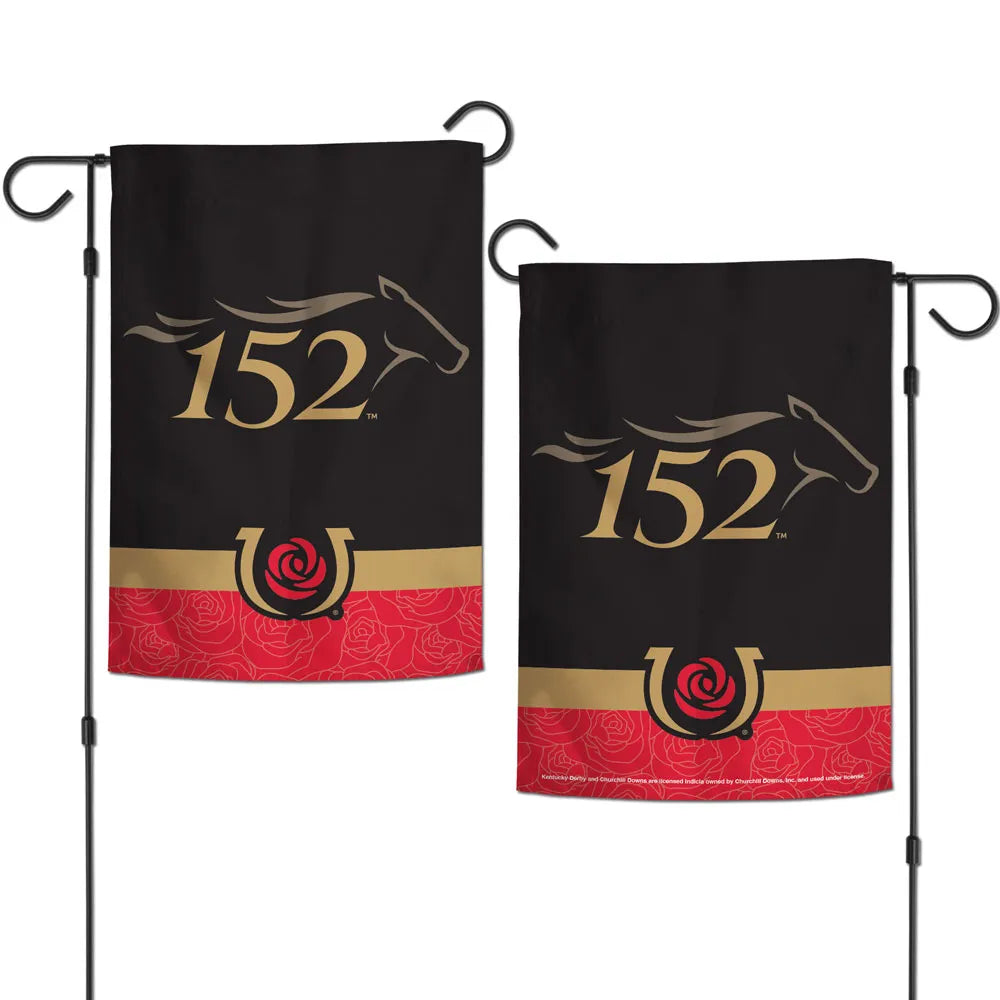 12.5"x18" Kentucky Derby 152nd 2-Sided Garden Flag; Polyester