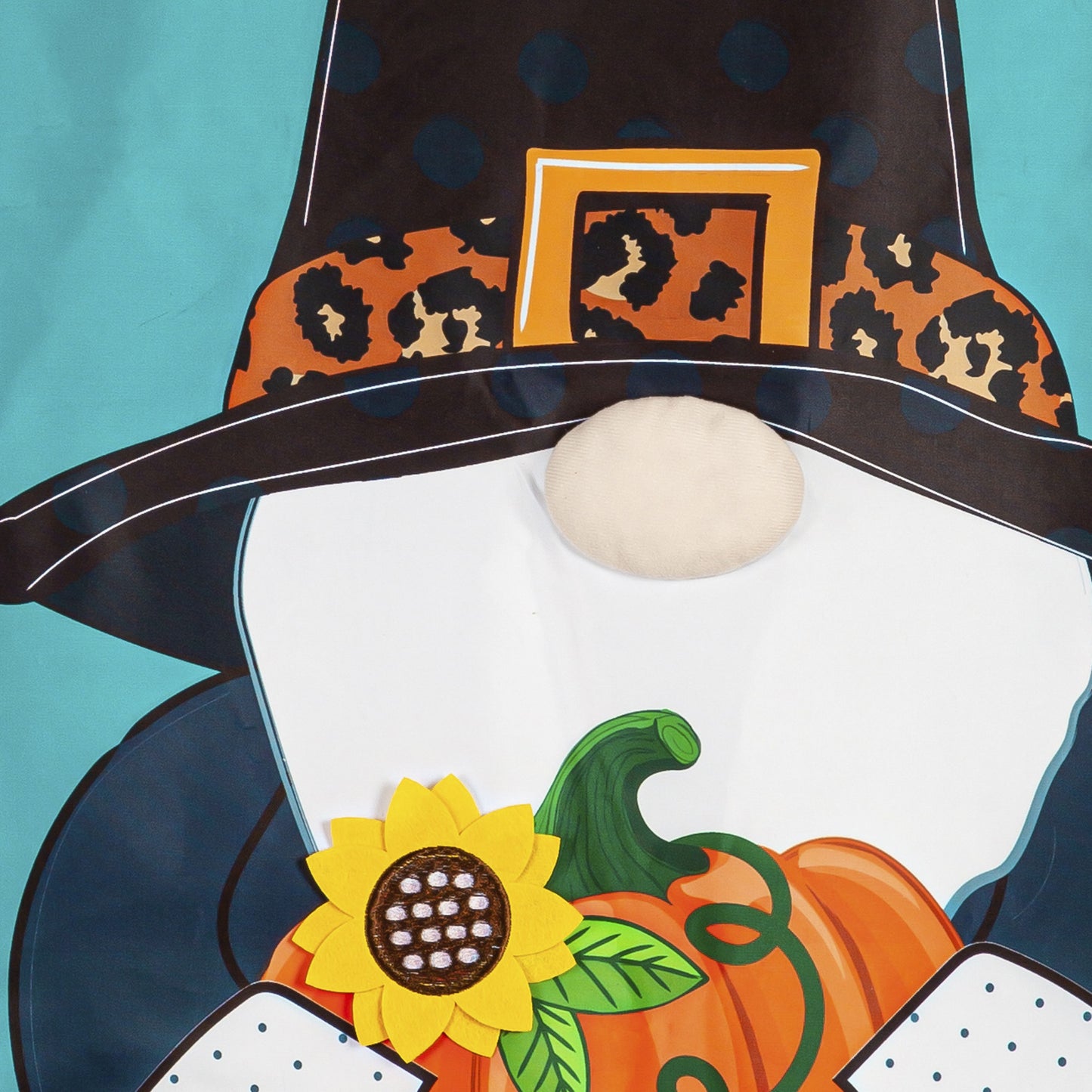 Pilgrim Gnome Printed/Applique House Flag; Polyester 28"x44"