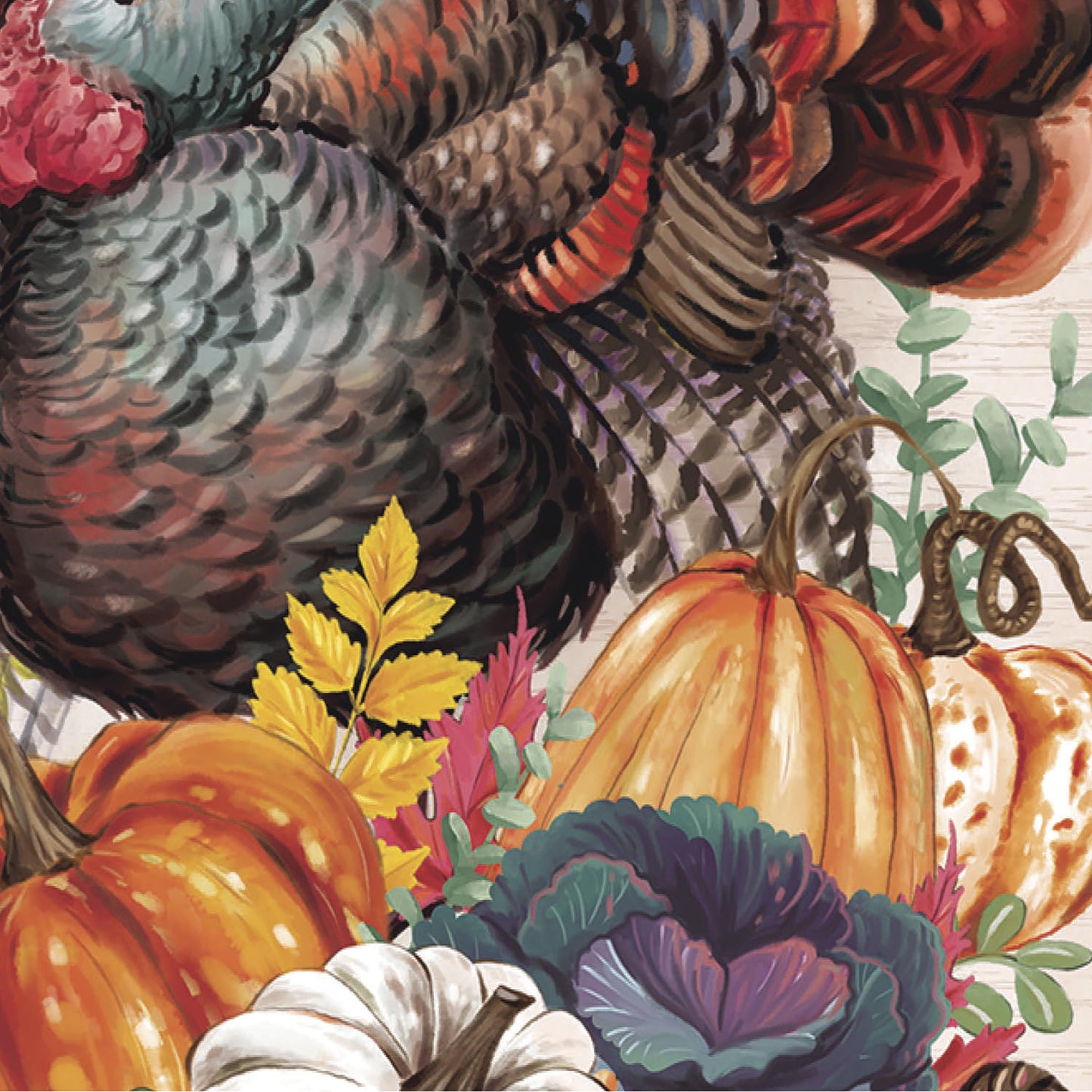 Elaborate Turkey Printed/Applique House Flag; Polyester 28"x44"