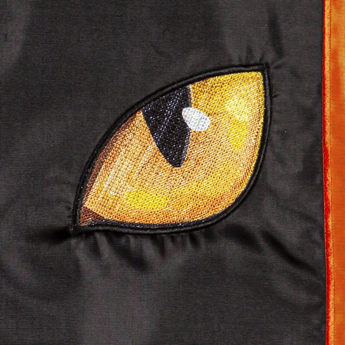 Halloween Eyes Friend Printed/Applique Garden Flag; Polyester 12.5"x18"