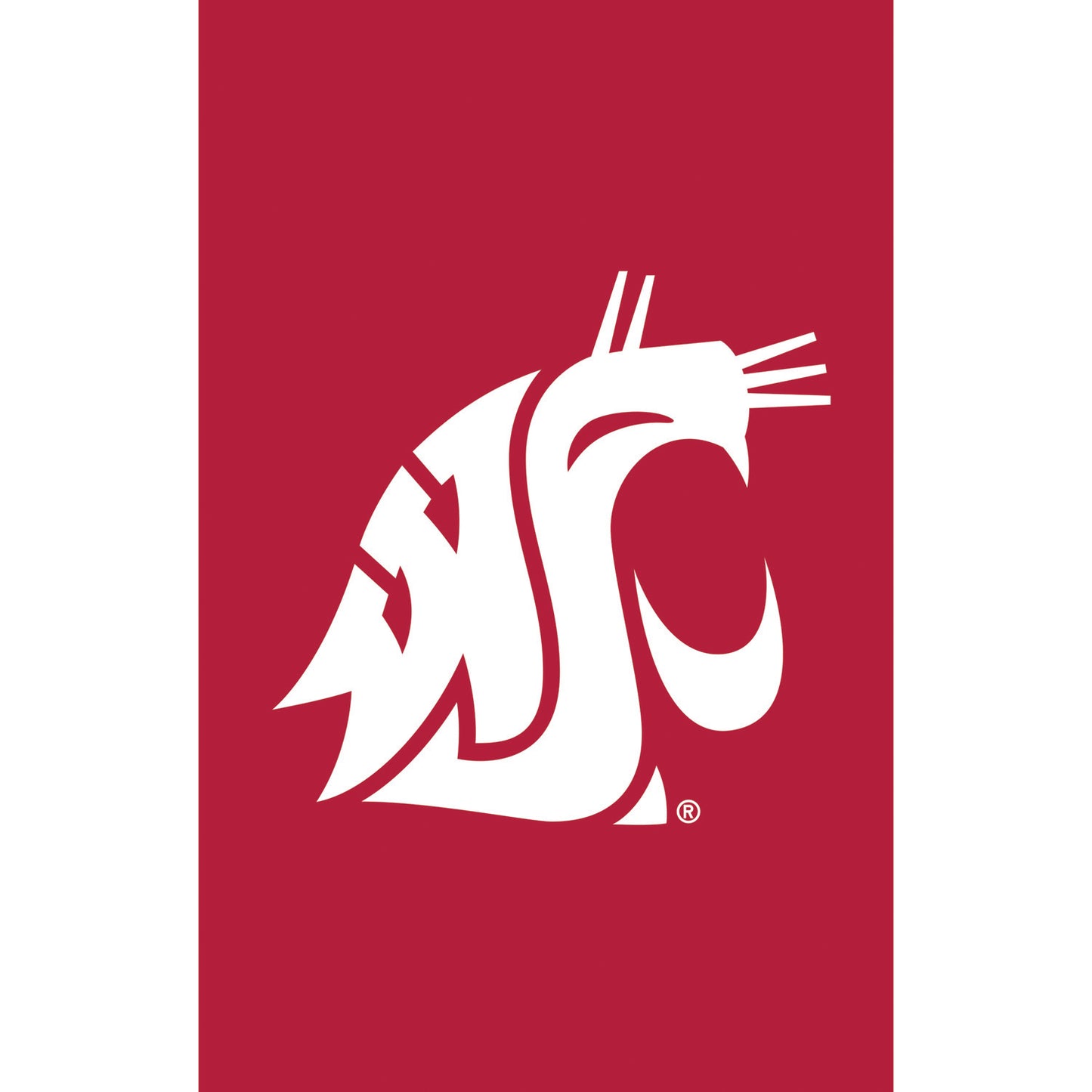12.5"x18" Washington State University Cougars Applique Garden Flag