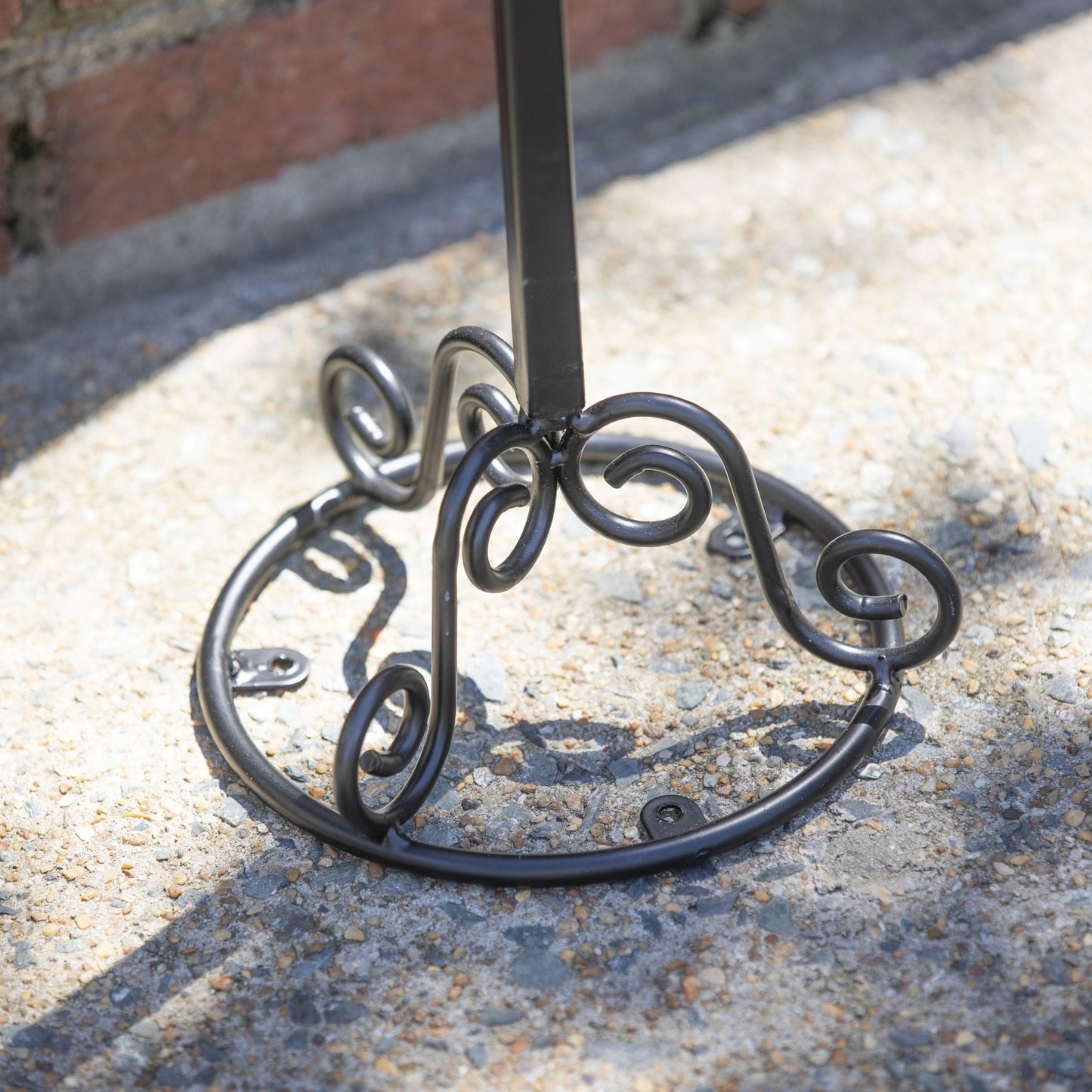 Decorative Black Metal Door Decor Hanger Stand