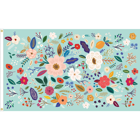 3x5 Spring Floral Outdoor Nylon Flag
