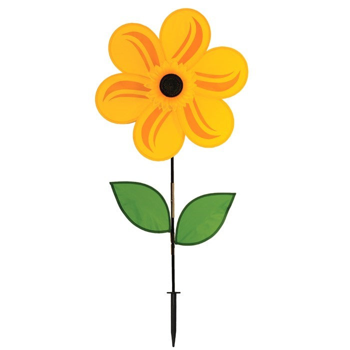 Yellow Sunflower Flower Spinner; 43"Tx19"Wx4"OD