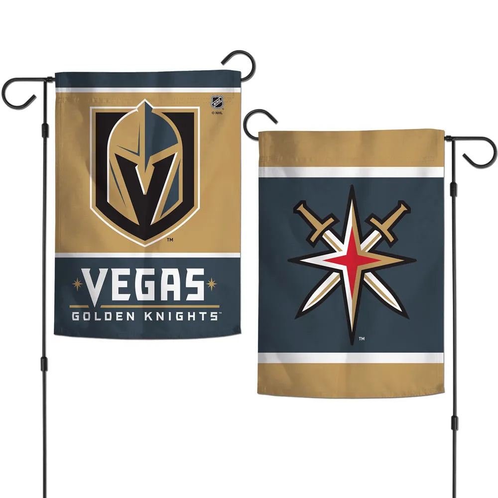 12.5"x18" Vegas Golden Knights 2-Sided Garden Flag; Polyester
