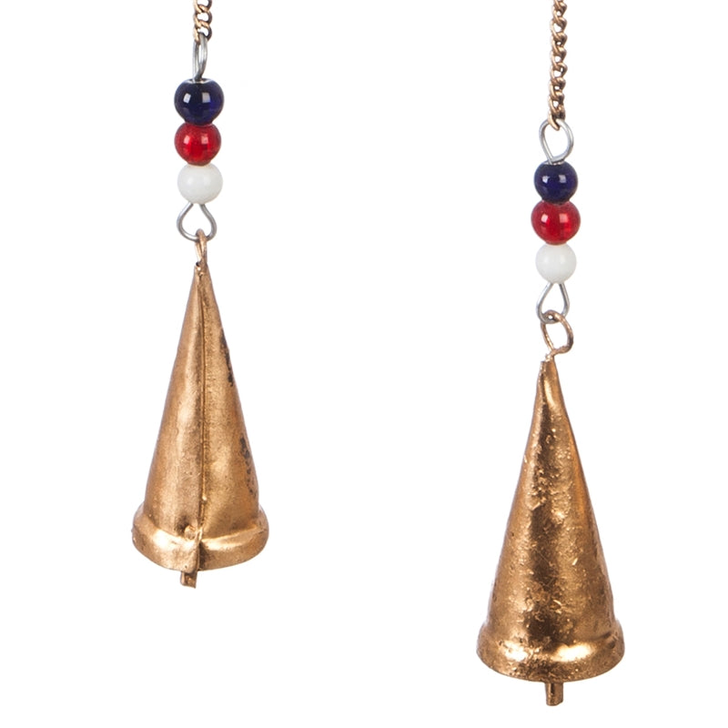 American Flag Beaded Wind Chime