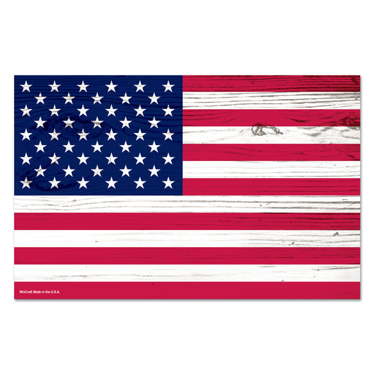 American Flag Wood Sign