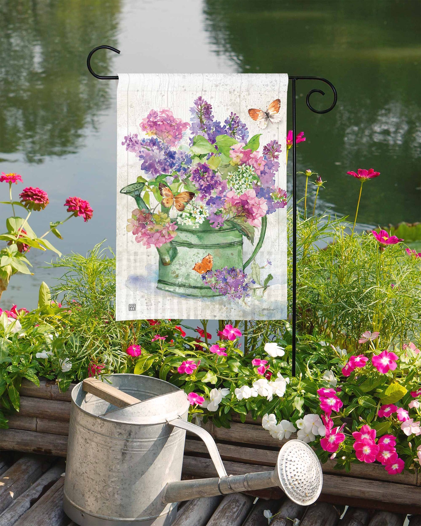 Lovely Lilacs Garden Flag