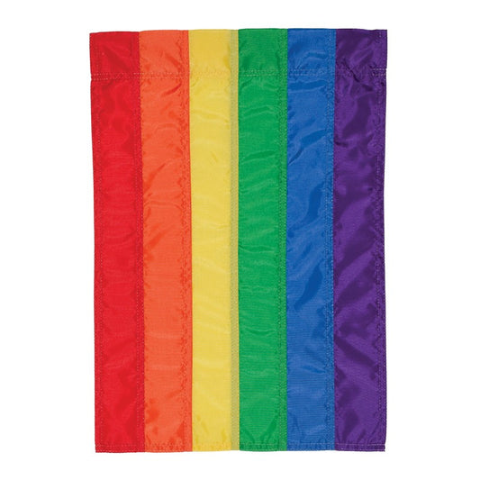 Rainbow Pride Applique Garden Flag