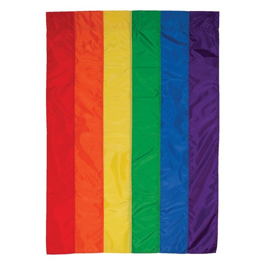 Rainbow Pride Applique Seasonal House Flag