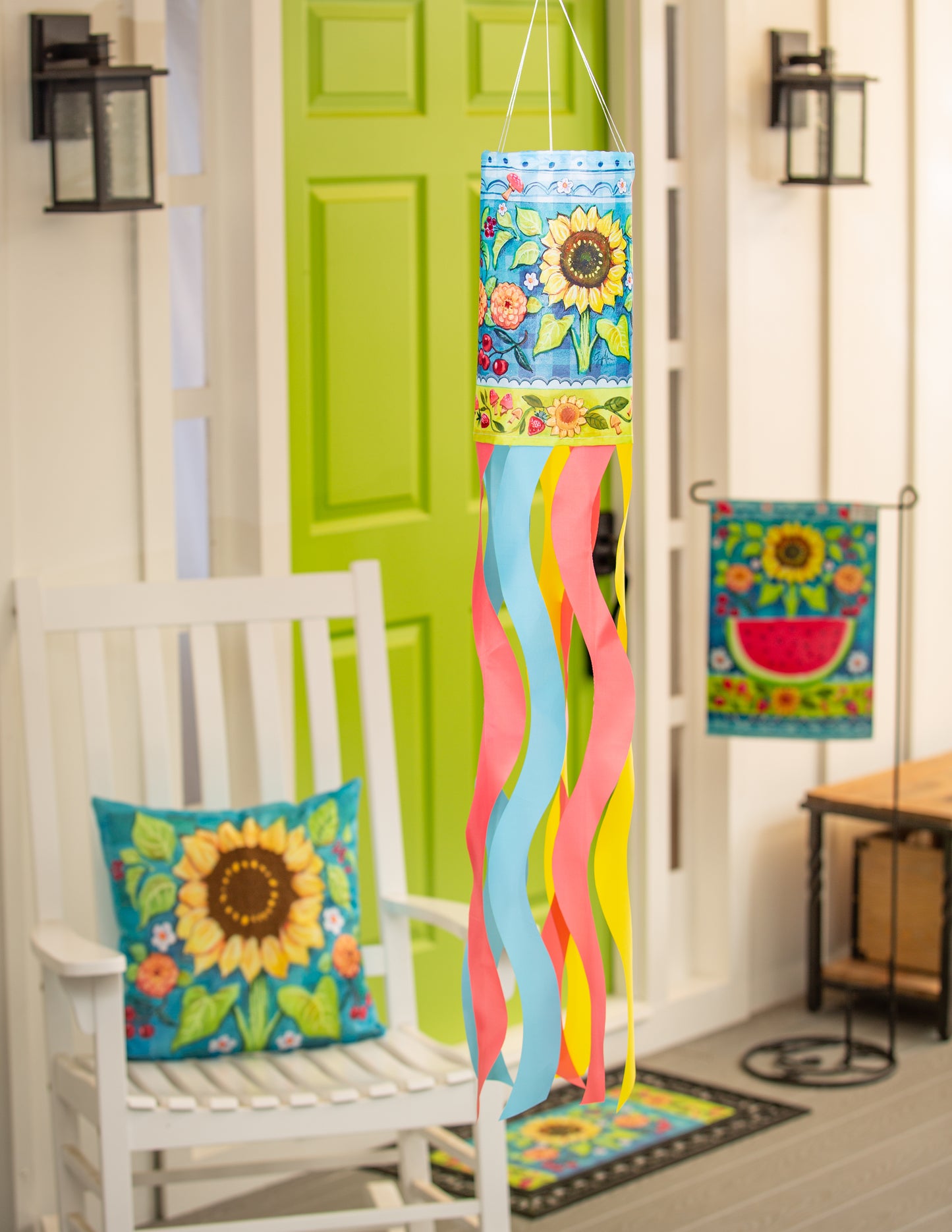Folk Sunflower Windsock