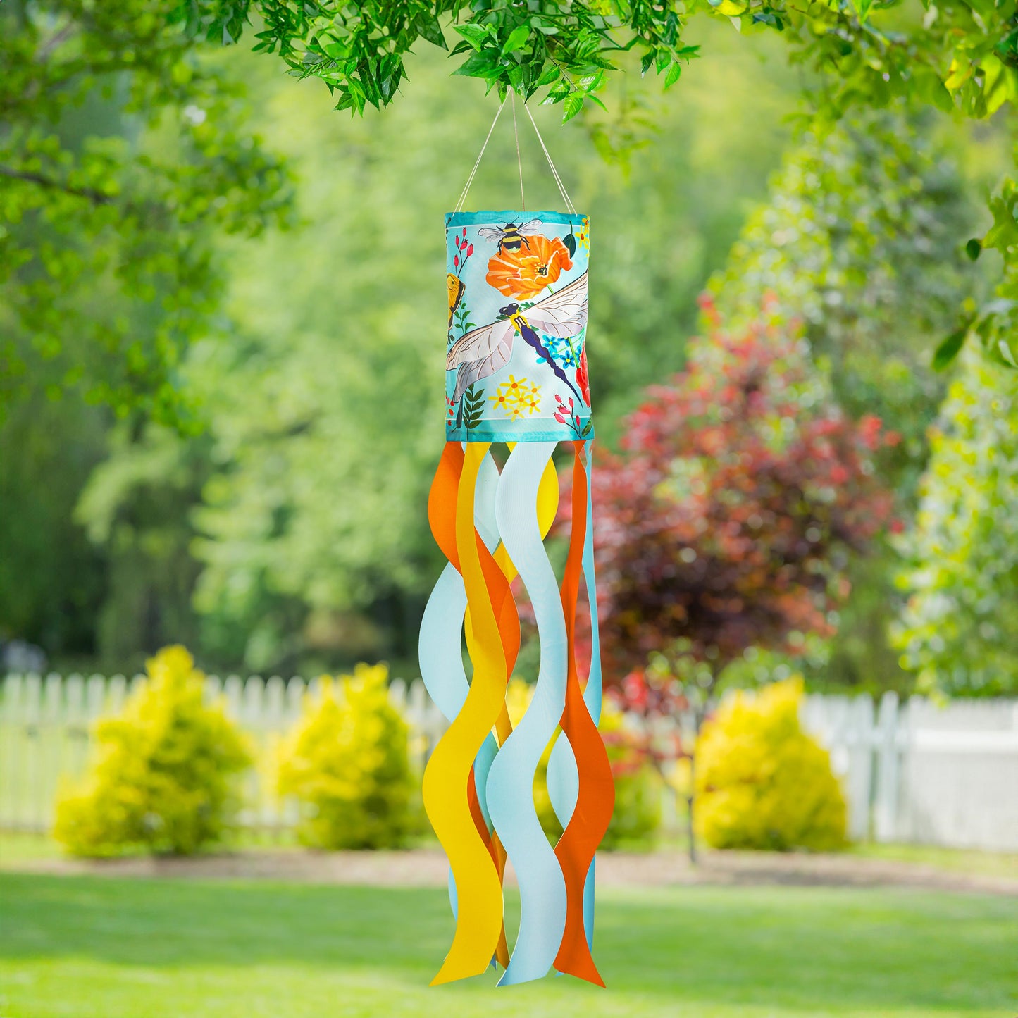 Greenhouse Garden Welcome Friends Windsock
