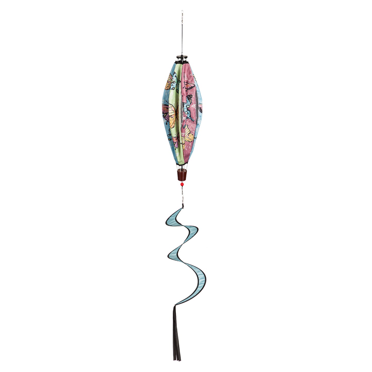 Butterfly Fields Hot Air Balloon Spinner; 55"Lx15" Wx15"D