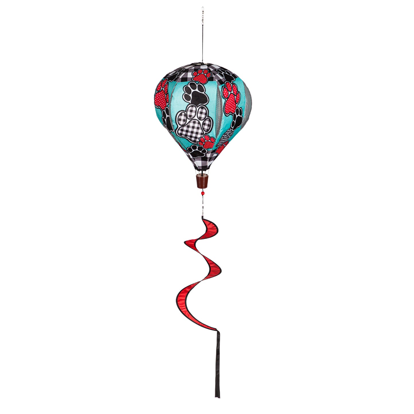 Hope You Like Dogs Hot Air Balloon Spinner Windsock
