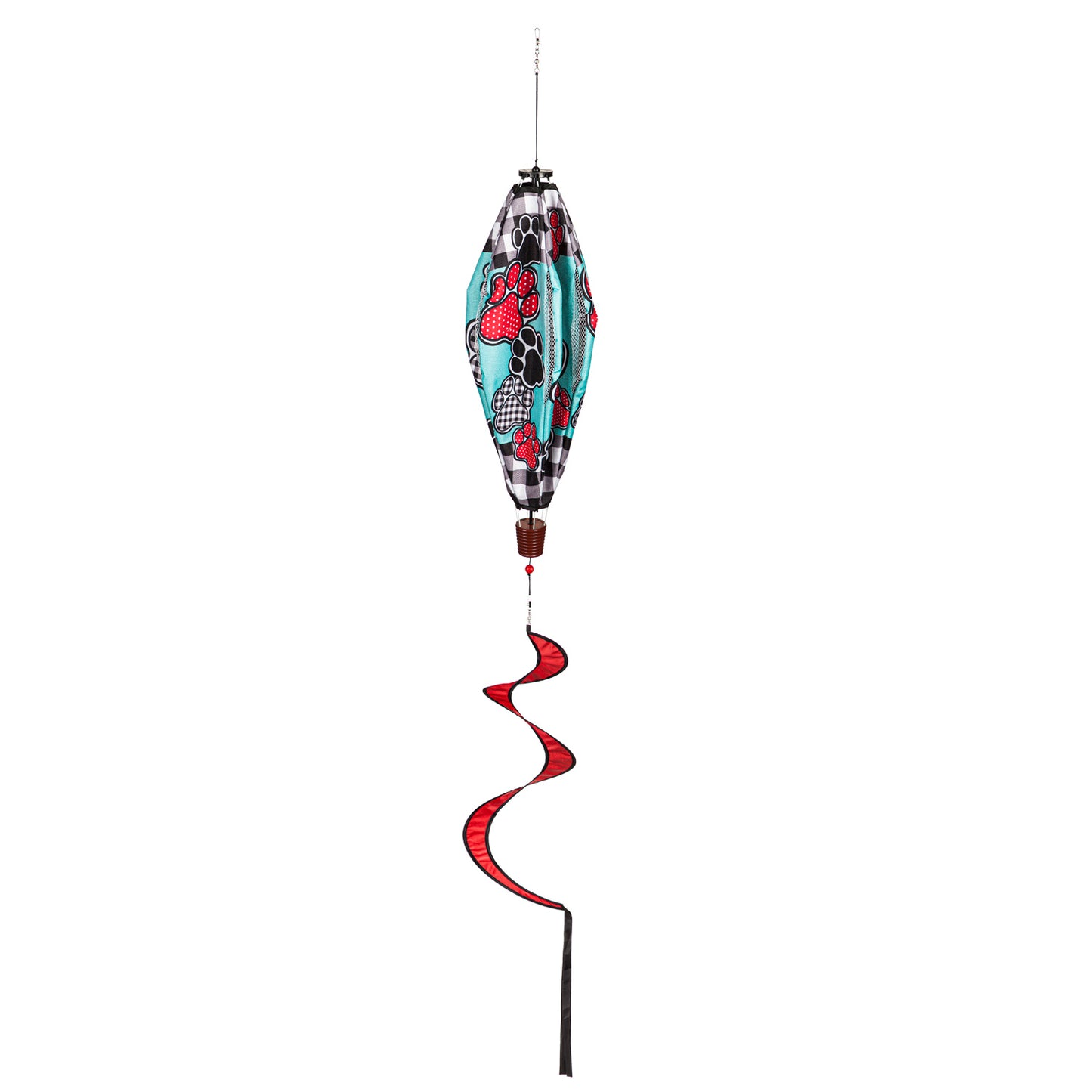Hope You Like Dogs Hot Air Balloon Spinner Windsock