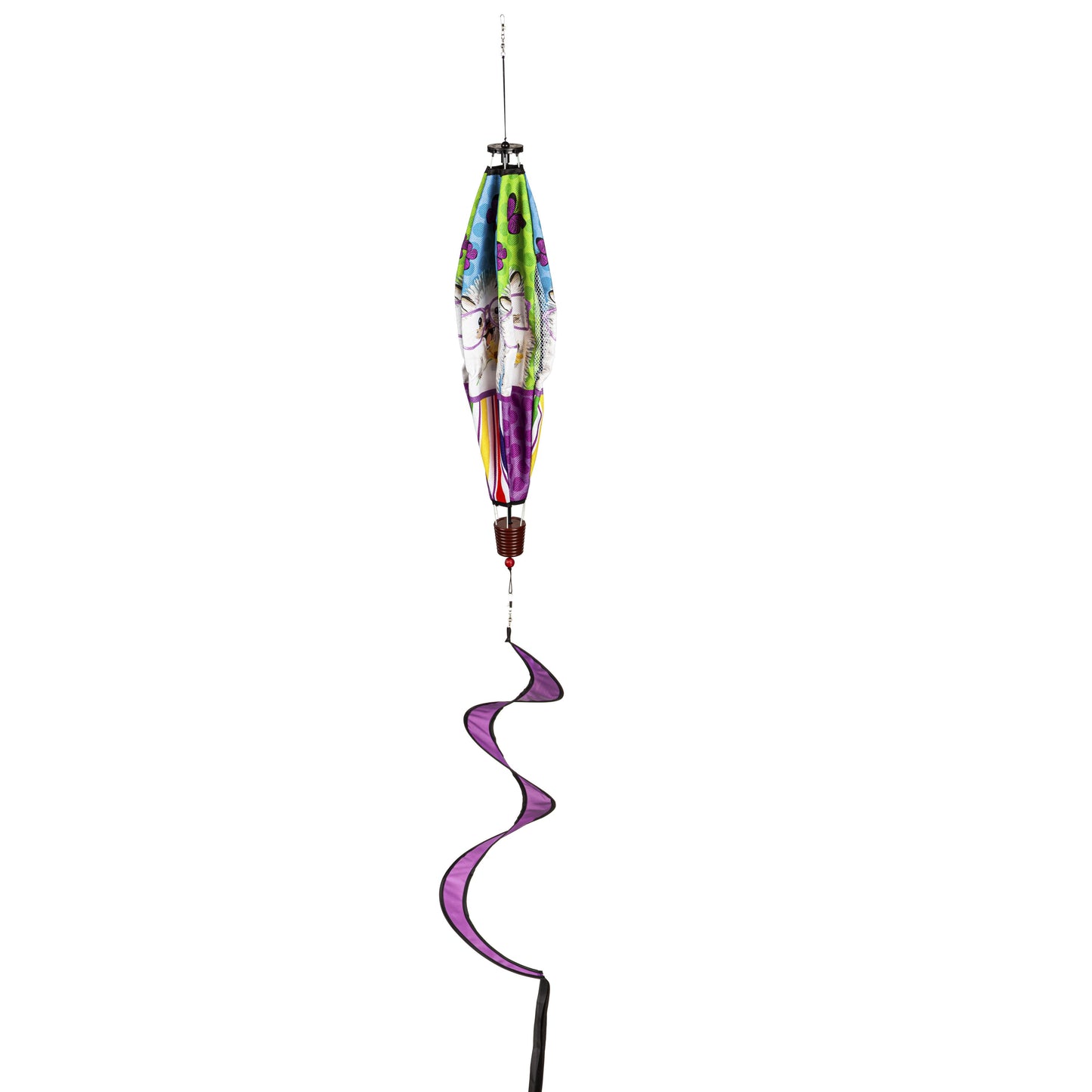 Hedgehog Pal Hot Air Balloon Spinner; 55"L x 15" Diameter