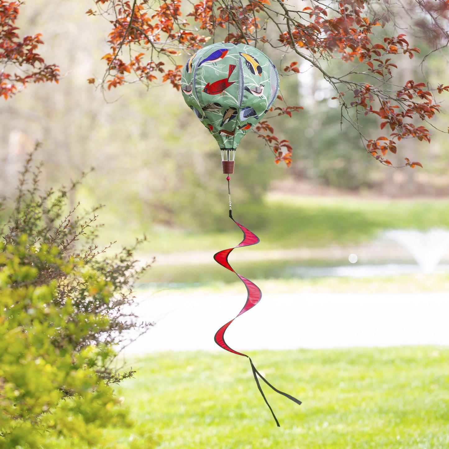 Flock Together Hot Air Balloon Spinner; 55"L x 15" Diameter