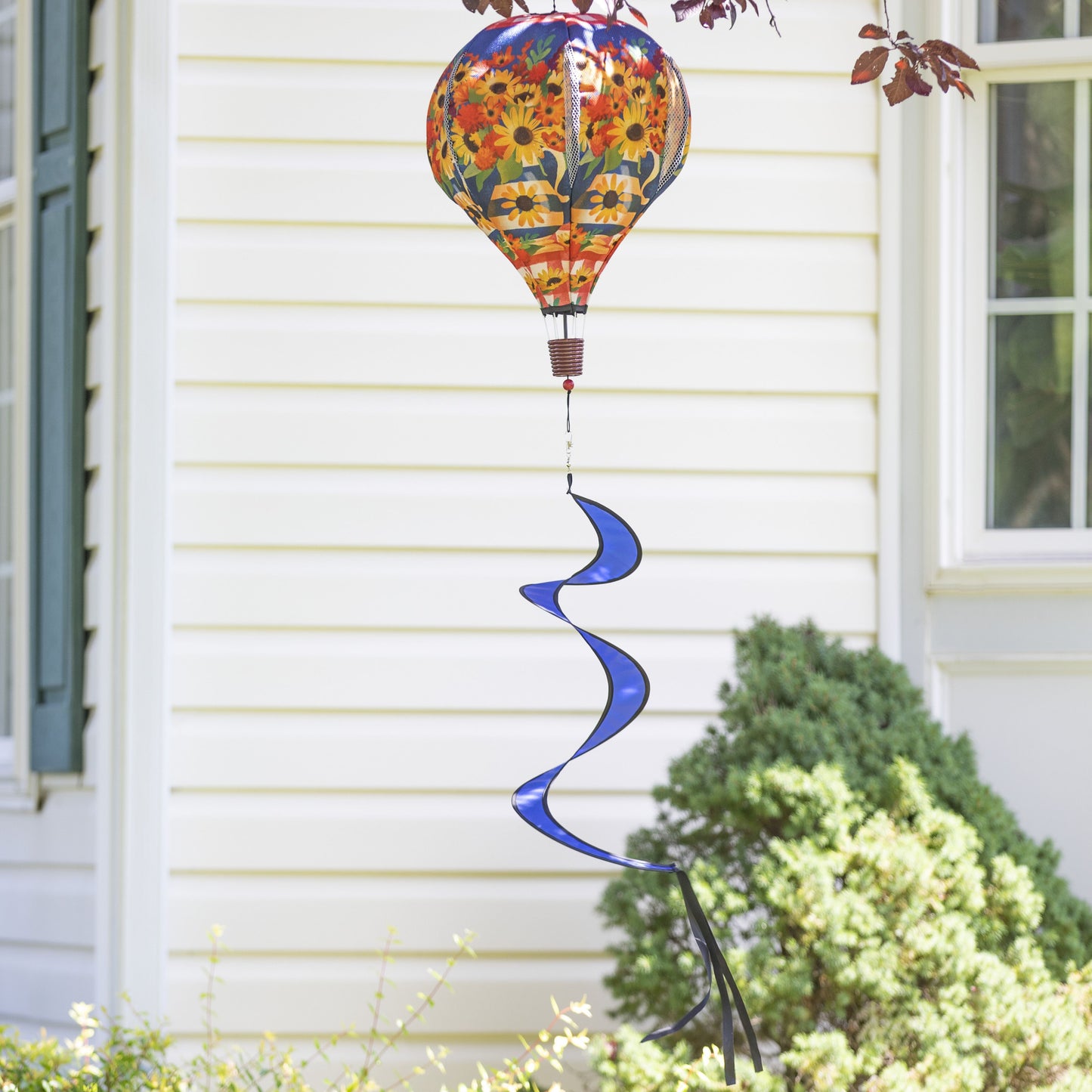 Blessed Floral Hot Air Balloon Spinner; 55"L x 15" Diameter