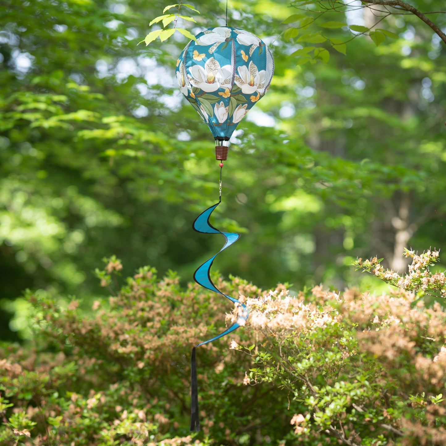 Leopard Magnolia Welcome Hot Air Balloon Spinner; 55"L x 15" Diameter