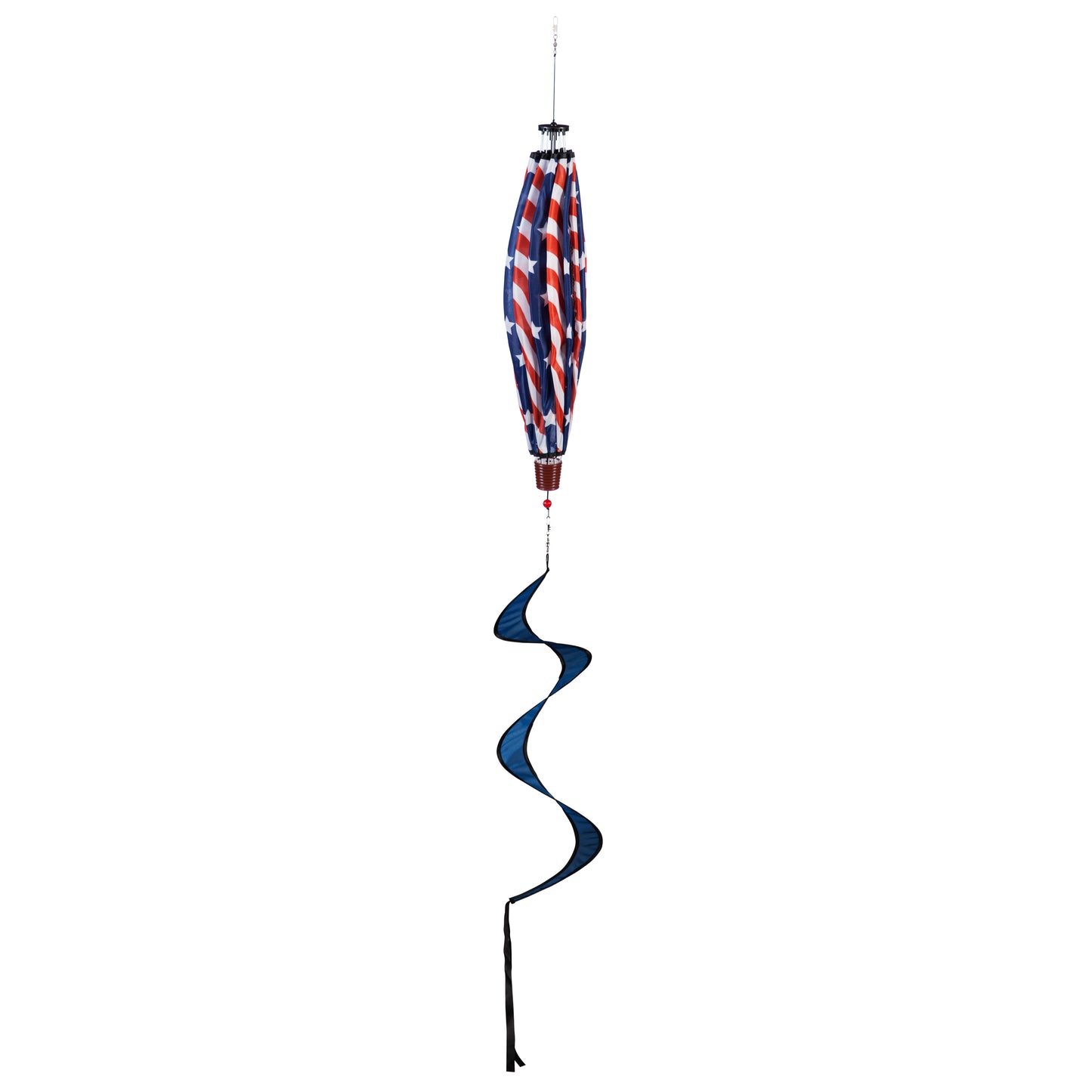 Stars & Stripes Hot Air Balloon Spinner Windsock