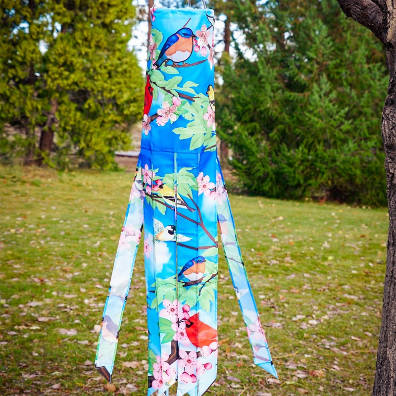 Songbird Illusion Windsock; Polyester 6"x40"L