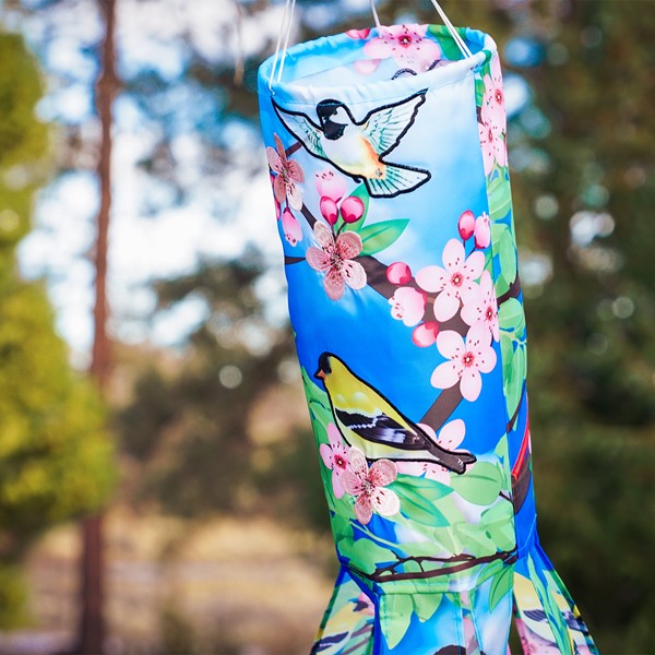 Songbird Illusion Windsock; Polyester 6"x40"L