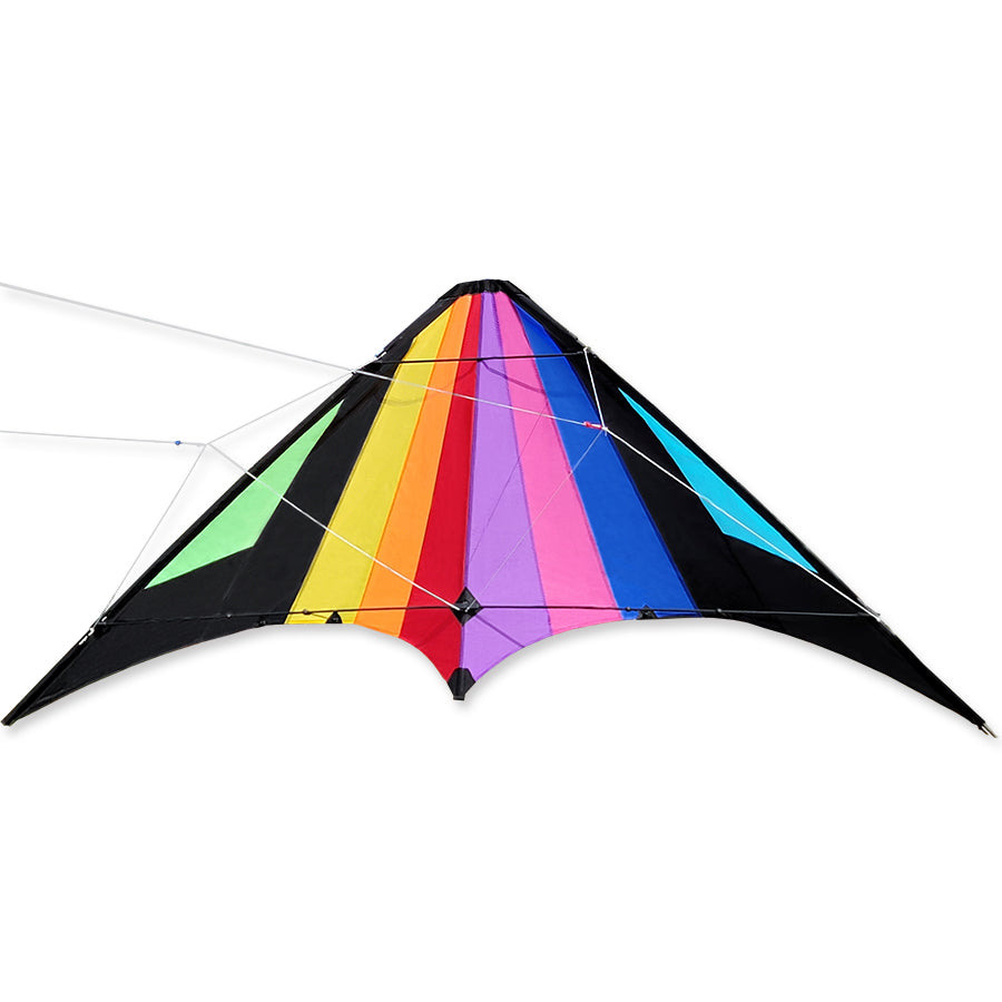 Apollo Ripstop Nylon Sport Kite with Carbon Frame to include 82 ft. 165 lb. Dyneema Sport Line wit flight straps and winder