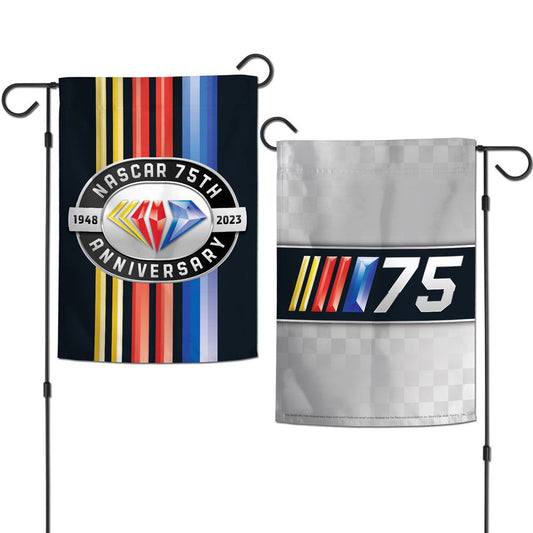 12.5"x18" NASCAR Racing 75th Anniversary Garden Flag