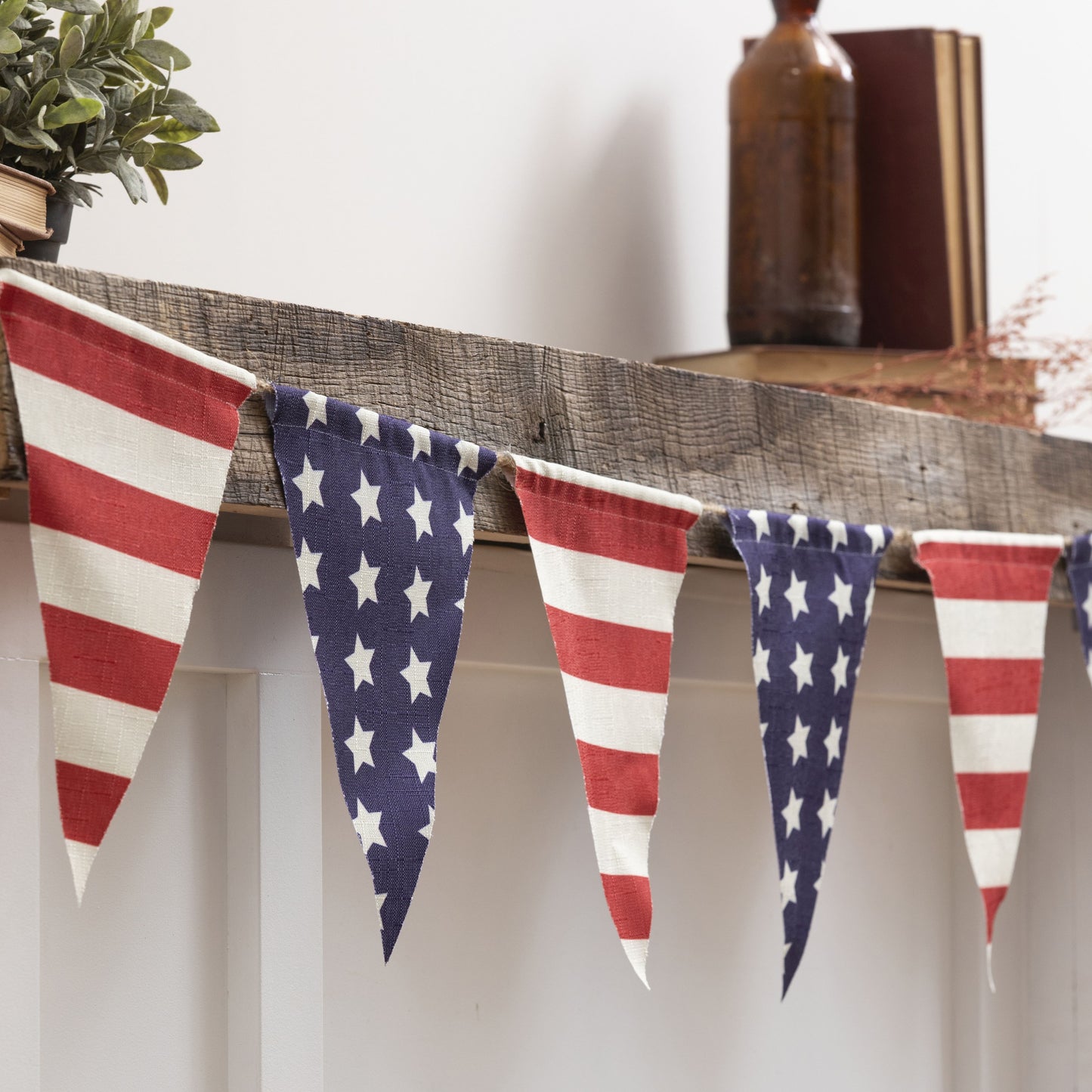Patriotic Stars & Stripes Garland