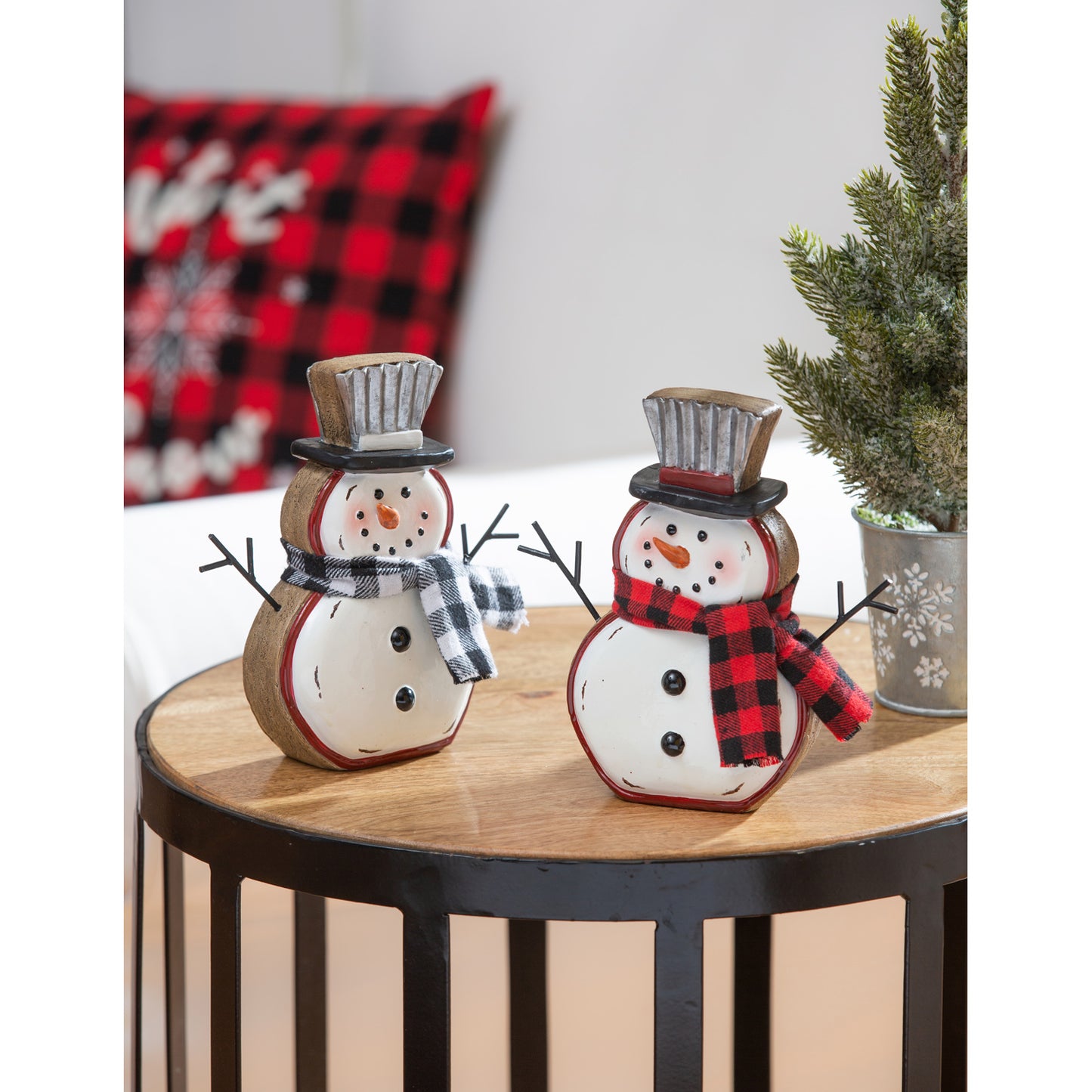 Winter Snowman Tabletop Decor