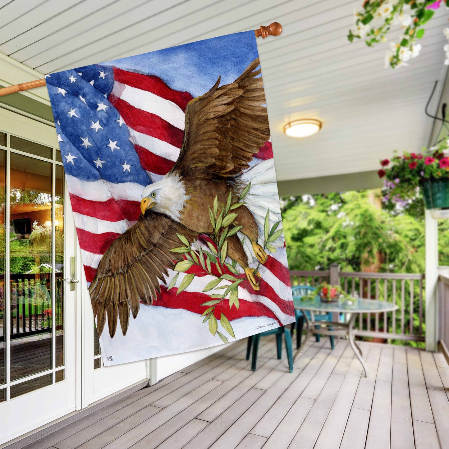 Soaring Eagle House Flag