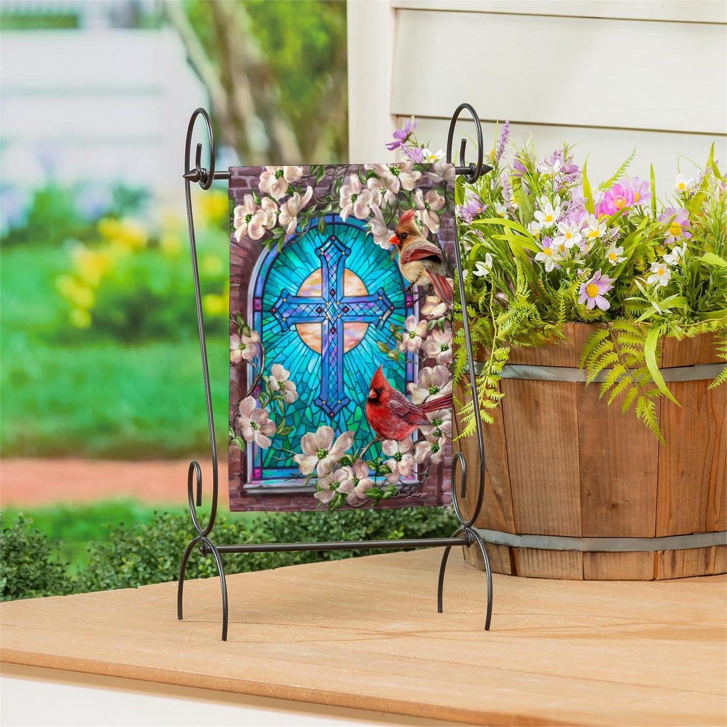 Easter Sunday Morning Garden Flag