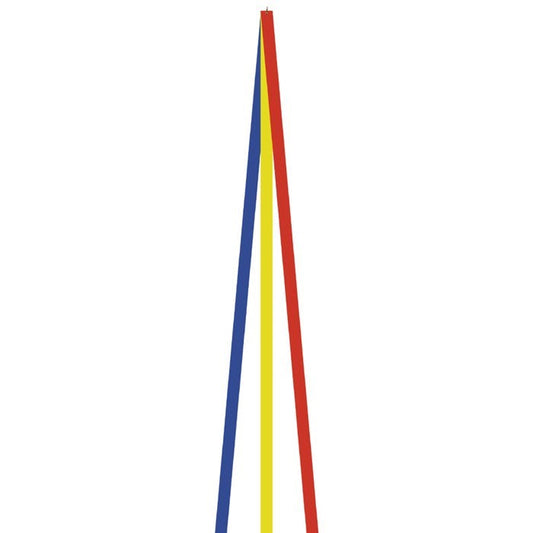 12' Red, Yellow, & Blue Kite Tail Streamer