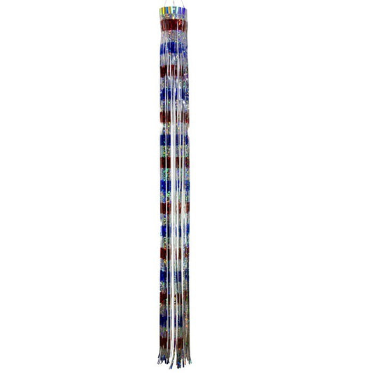 Patriotic Holographic Mylar Windsock