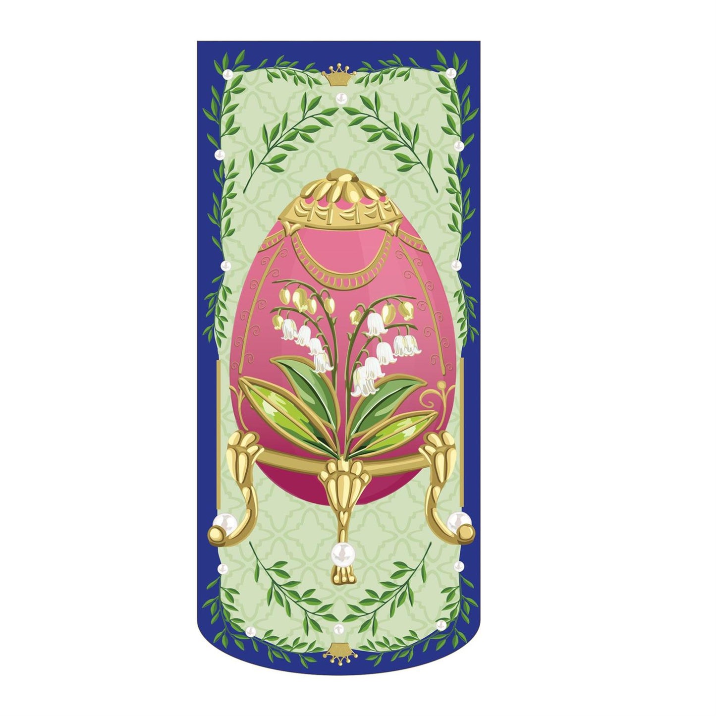 Floral Faberge Egg Everlasting Impressions Garden Flag