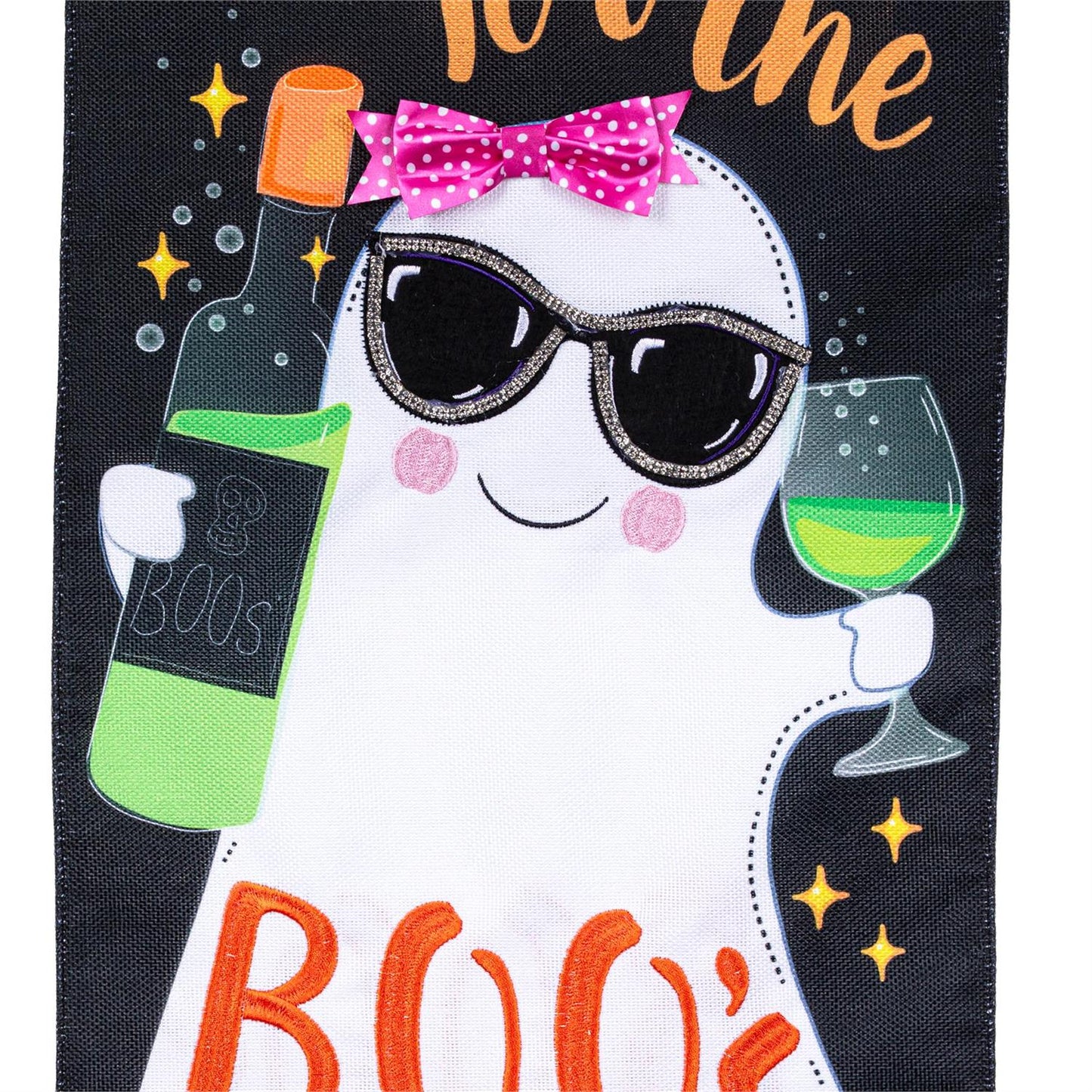 Here for the Boo's Everlasting Impressions Garden Flag