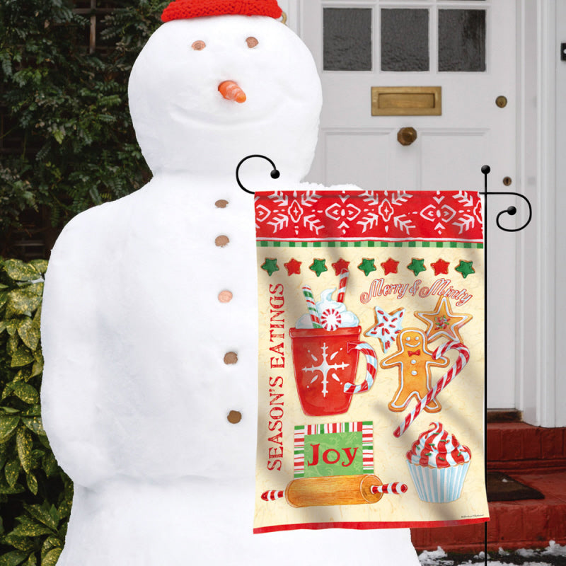 Black Scroll Metal Garden Flag Pole