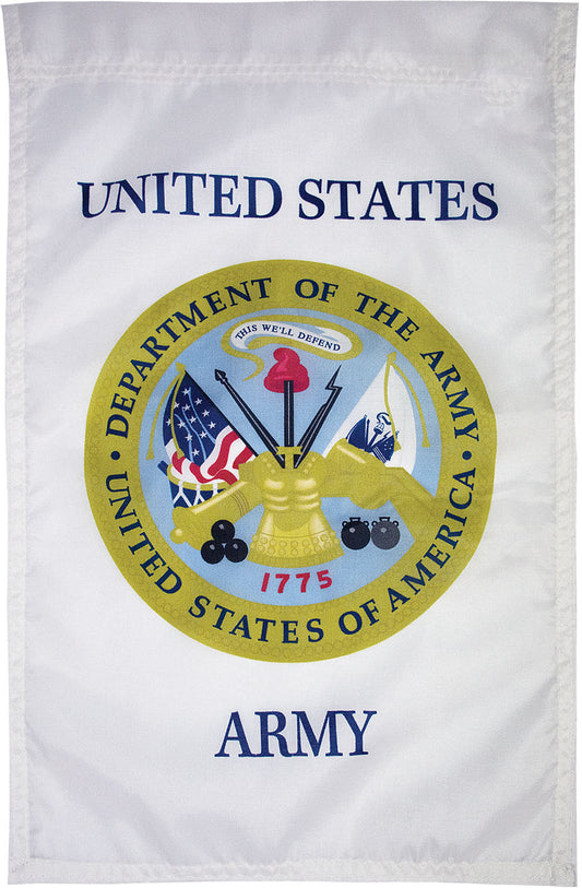 12"x18" US Army Seal Garden Flag; Nylon