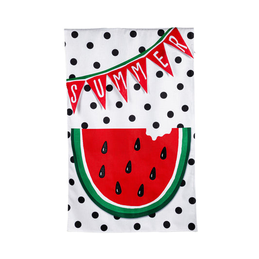 Summer Watermelon House Flag